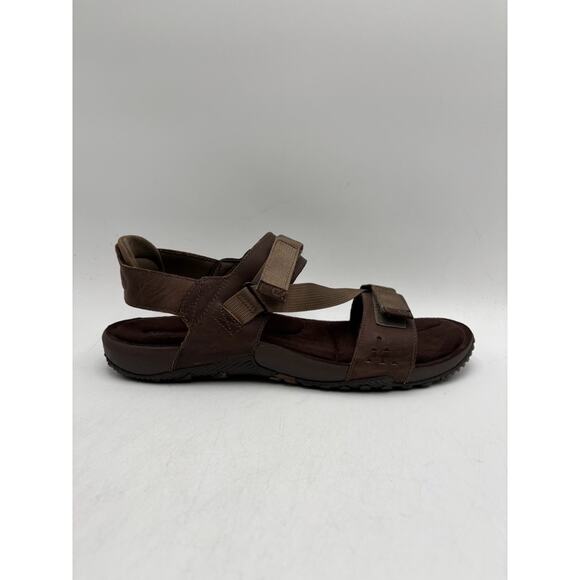MERRELL TERRANT STRAP J91517 Men's NEW Mesh Sandals Brown US Size 12 NIB - Picture 4 of 11
